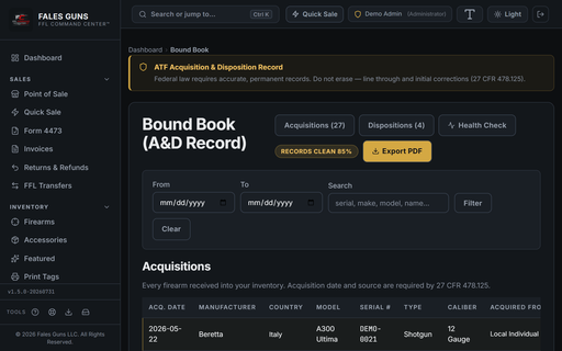 A&D Bound Book